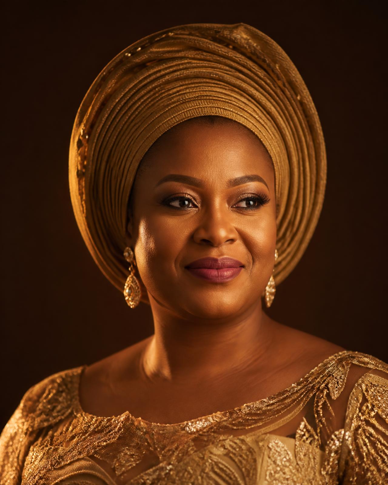 Editorial portrait representing Mama Nigeria